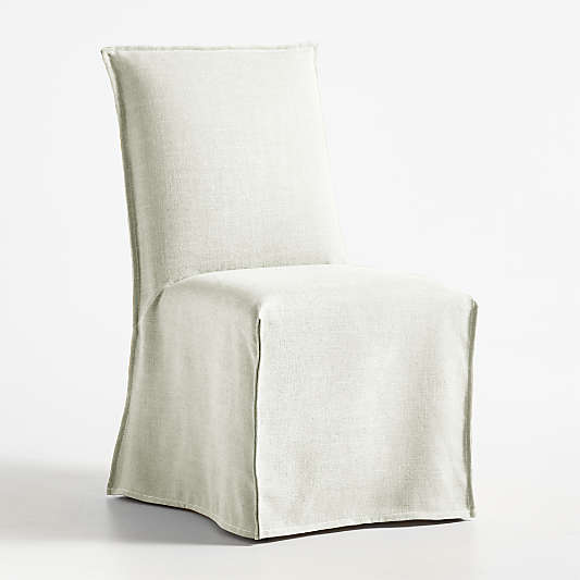 Addison Flange Slipcovered Dining Side Chair
