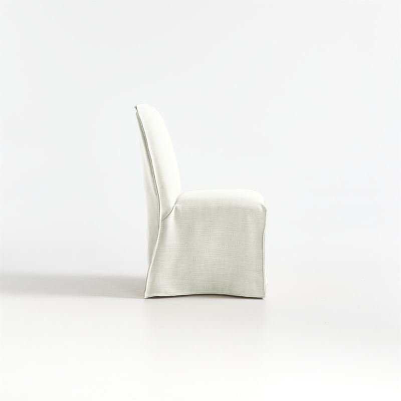 Addison White Flange Slipcovered Dining Chair - image 9 of 17