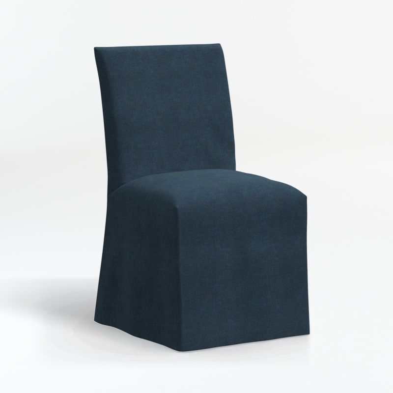 Addison Navy Slipcover Dining Chair - image 3 of 11