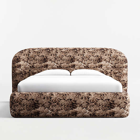 Adelaide Curved Upholstered California King Bed