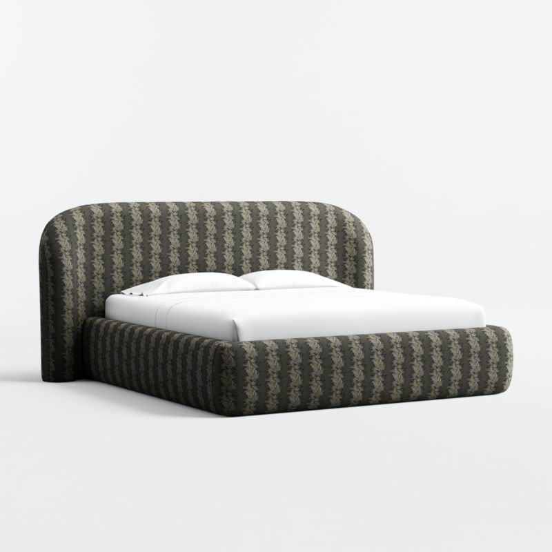 Adelaide Curved Upholstered King Bed - image 2 of 6