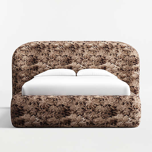 Adelaide Curved Upholstered Queen Bed