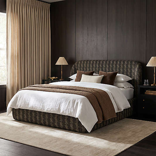 Adelaide Curved Upholstered Bed