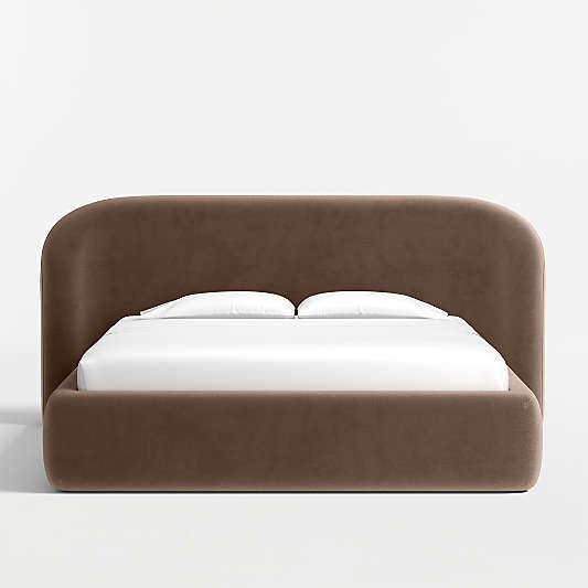 Adelaide Curved Upholstered Bed