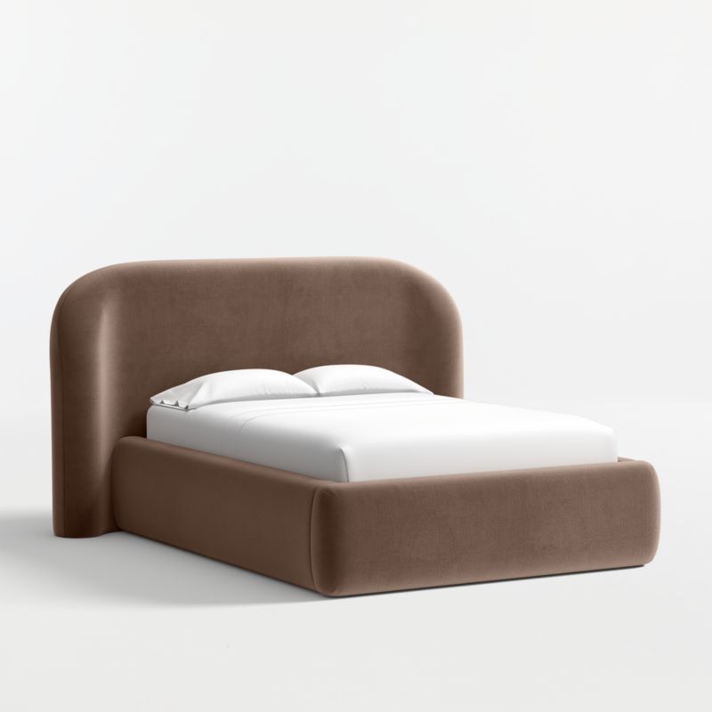 Adelaide Curved Upholstered Full Bed - image 5 of 9