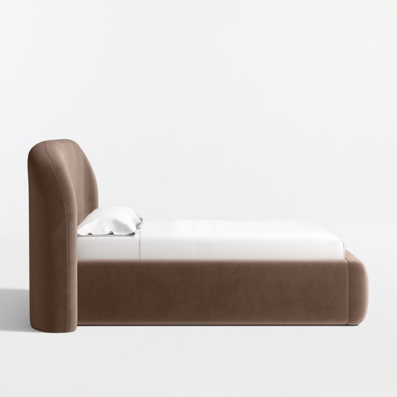 Adelaide Curved Upholstered Full Bed - image 6 of 9