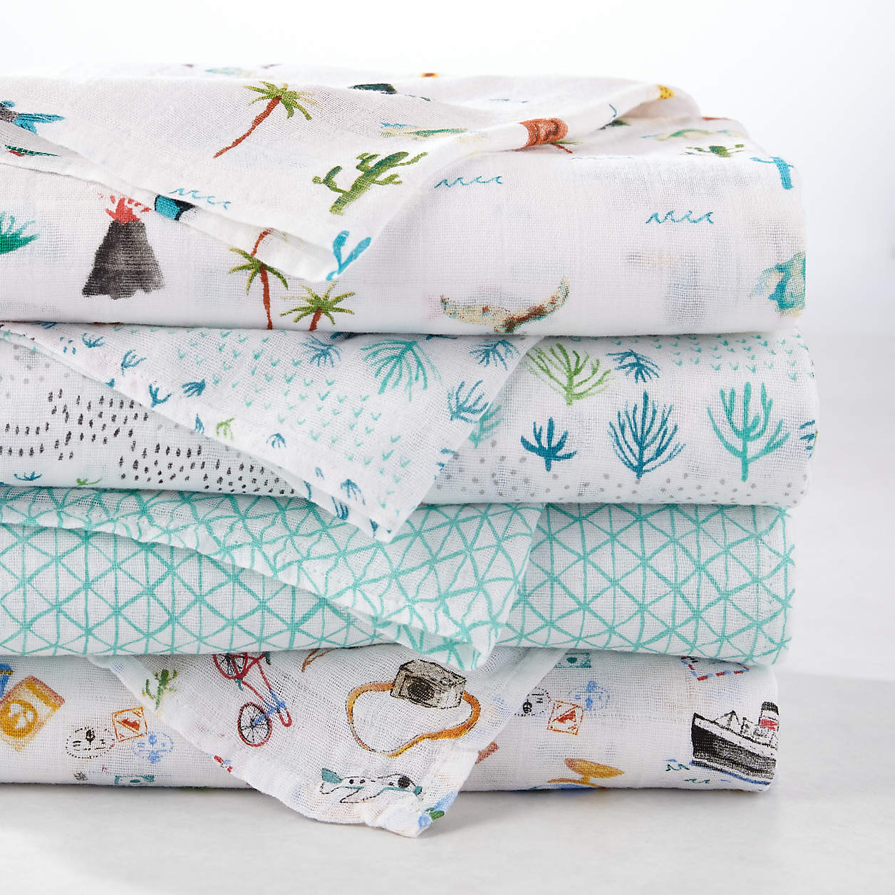 aden + anais Around the World Baby Swaddle Blankets, Set of 4 + Reviews