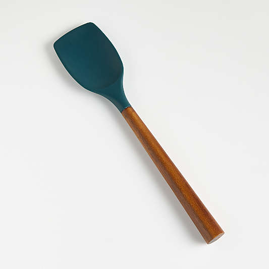 Adette Silicone Spoonula with Acacia Handle