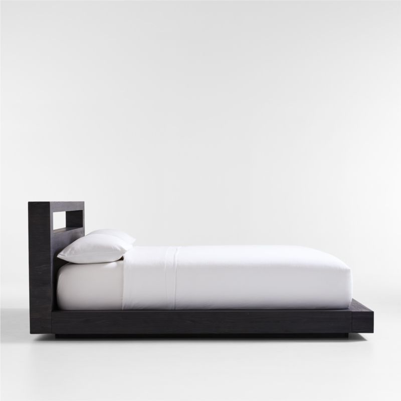 Adia Black Wood Platform King Bed by Leanne Ford - image 3 of 6