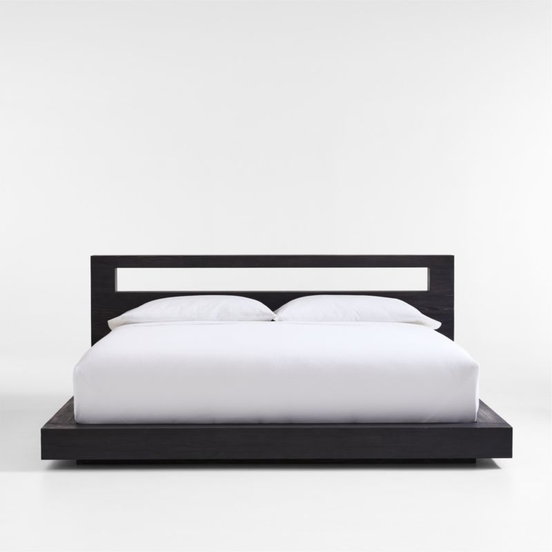 Adia Black Wood Platform King Bed by Leanne Ford - image 0 of 6