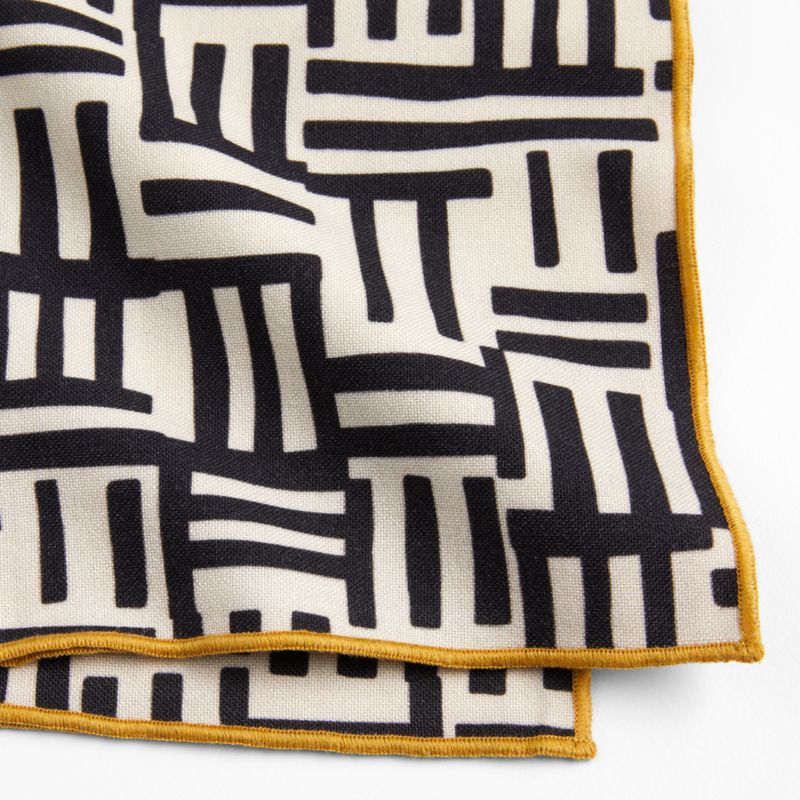 Adidibea Shapes Printed Cotton Napkin by Eric Adjepong