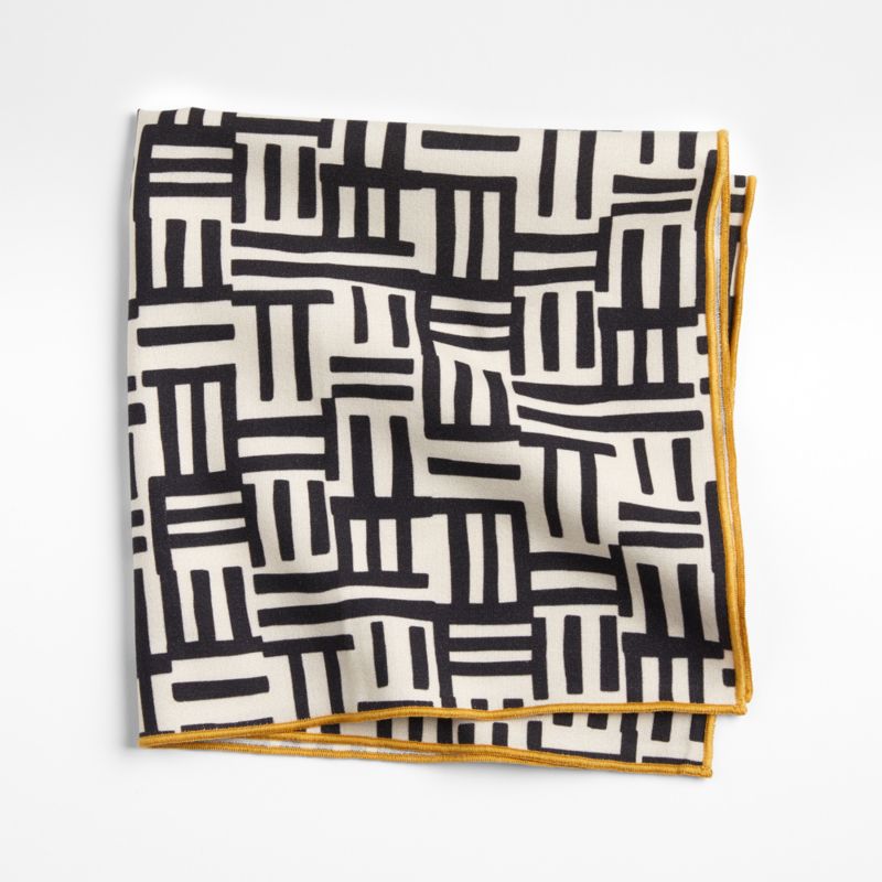 Adidibea Shapes Printed Cotton Napkin by Eric Adjepong