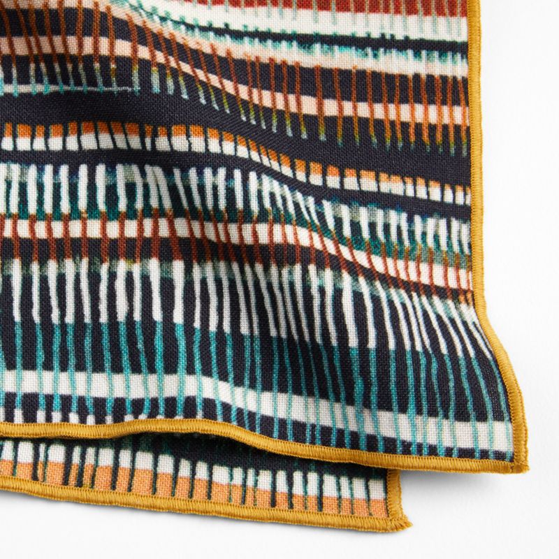 Adidibea Stripe Printed Cotton Napkin by Eric Adjepong