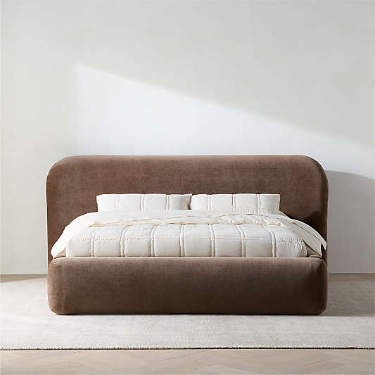 Adelaide Curved Upholstered Bed