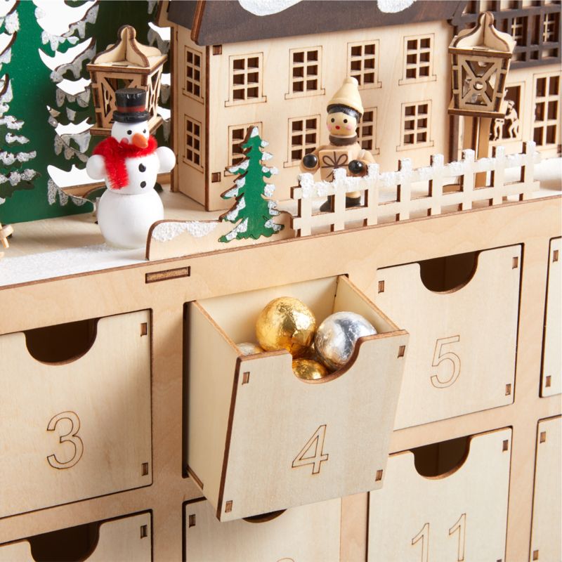 Wooden Village Holiday Advent Calendar - image 2 of 4