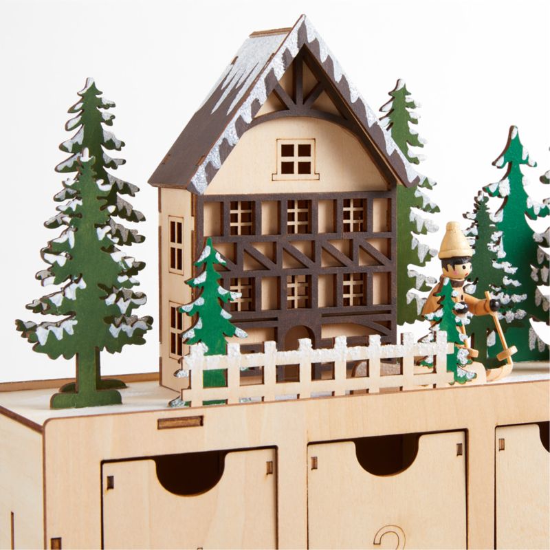 Wooden Village Holiday Advent Calendar - image 3 of 4