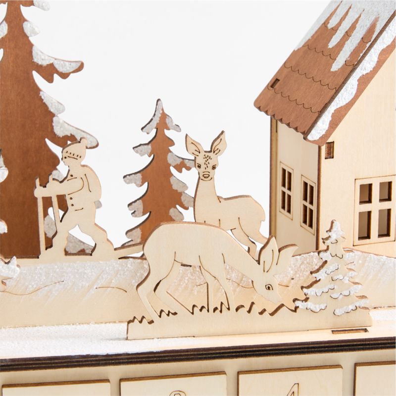 Wooden Forest Holiday Advent Calendar