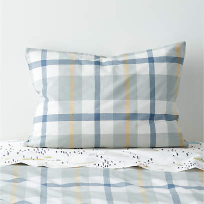 Plaid pillow shams sale