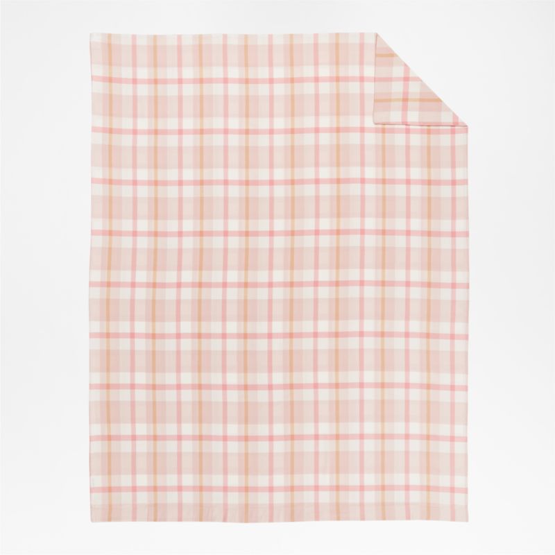 Adventure Organic Cotton Plaid Kids Twin Duvet Cover