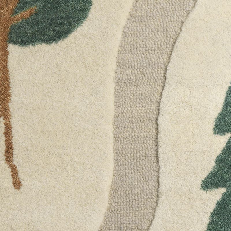 Adventure Map Ivory Wool Kids Area Rug 6x9 - image 1 of 4