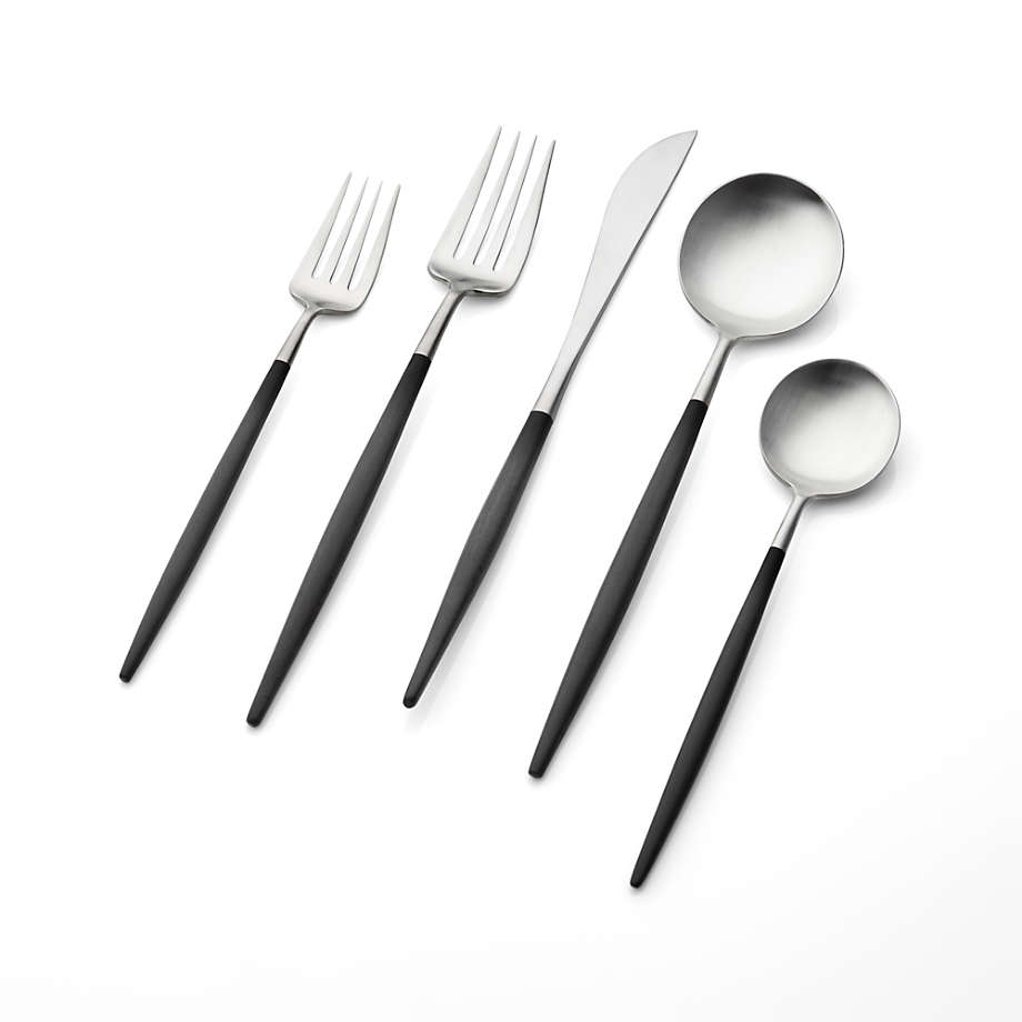 Black Flatware  Crate & Barrel