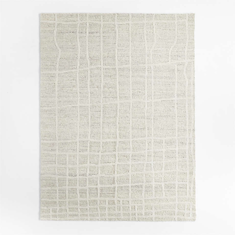 Grid-loc Ivory 4'8 X 7'6 Non-slip Rug Pag : Target