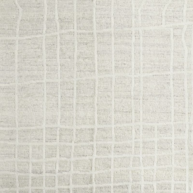 Agen Wool Grid Ivory Area Rug 6'x9' - image 0 of 6