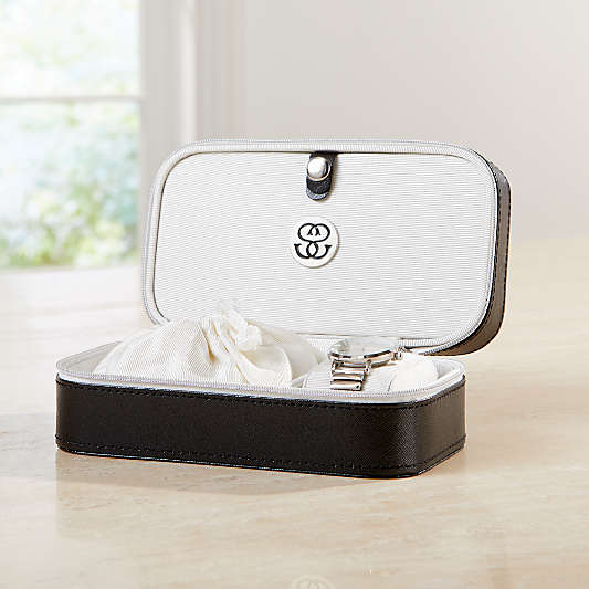 Agency Small Black Jewelry Box