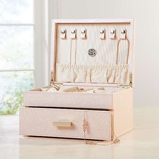 Agency Medium Pale Pink Jewelry Box