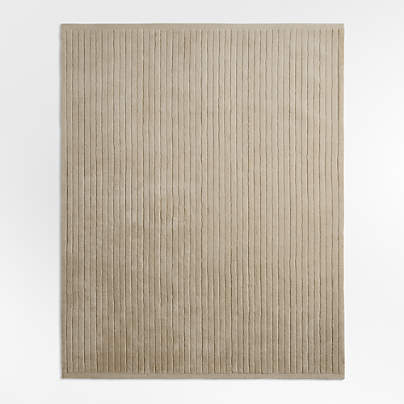 Aija Striped Pampas Ivory Kids Performance Area Rug