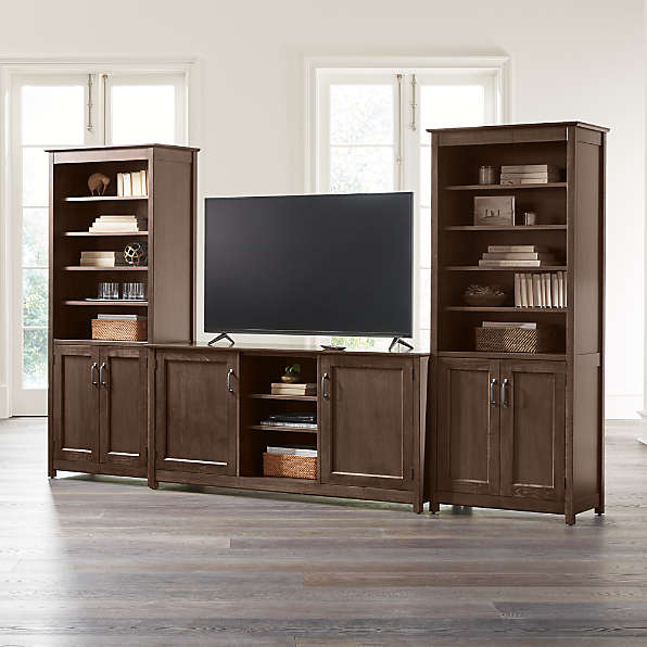 Tv Stands Media Consoles Cabinets, Small Entertainment Cabinet With Glass Doors