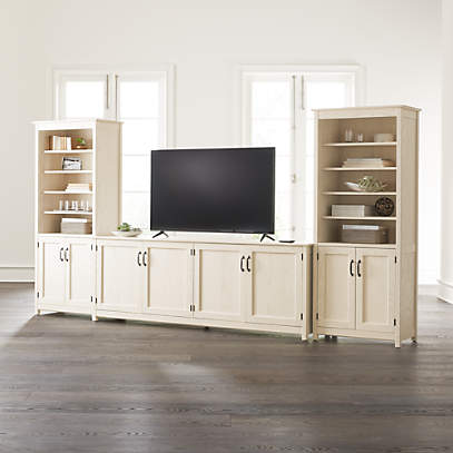 Tv stand clearance with towers