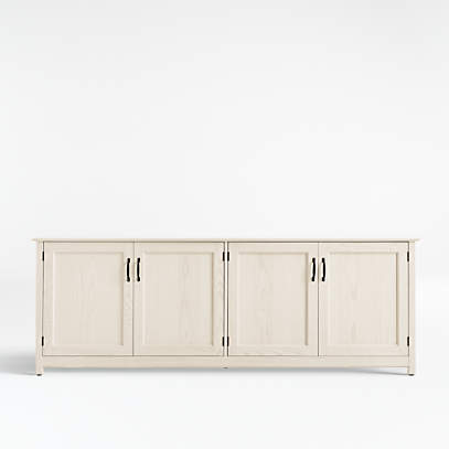 Cream cheap media console