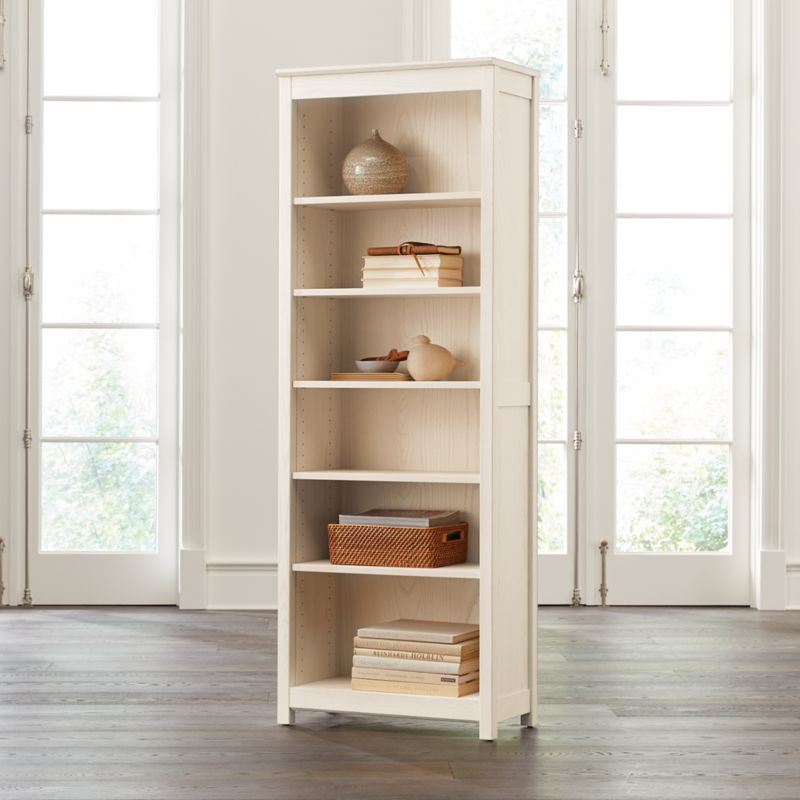Ainsworth Cream Bookcase | Crate and Barrel