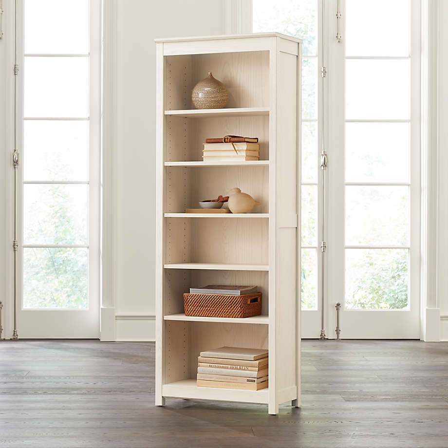 Ainsworth Cream Bookcase + Reviews Crate & Barrel