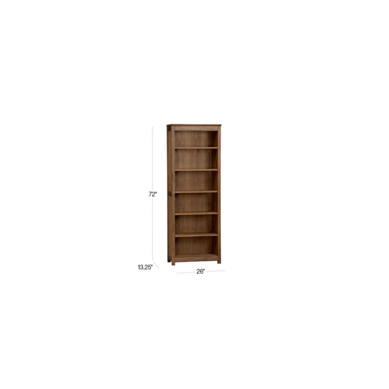 View Ainsworth Walnut Bookcase - image 3 of 7