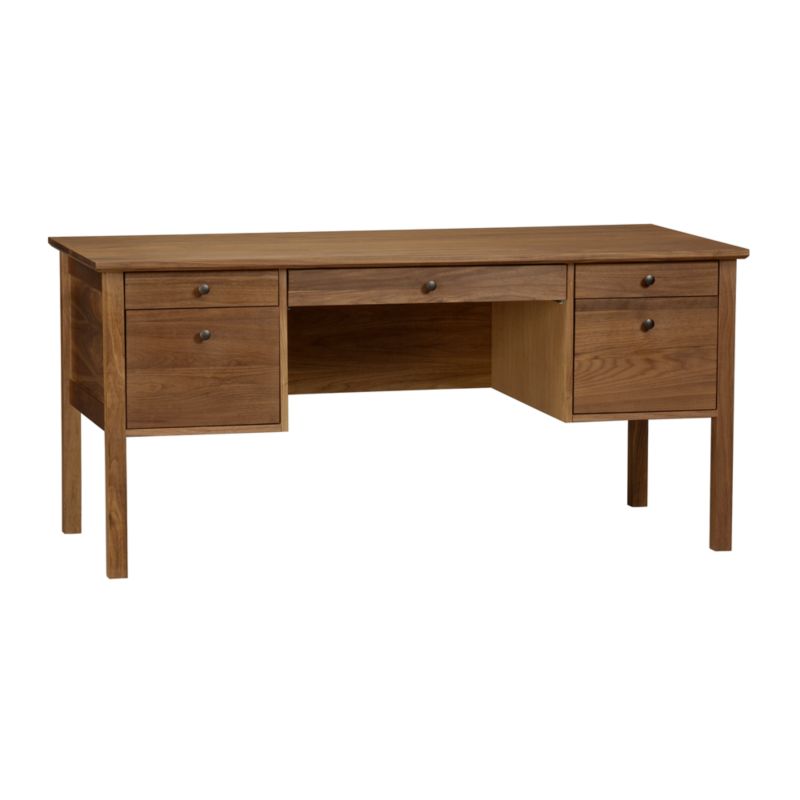 Ainsworth Walnut Executive Desk - image 4 of 10