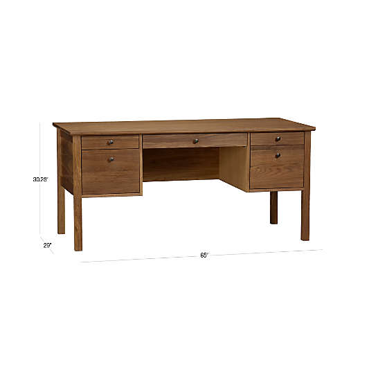 Ainsworth Walnut Executive Desk