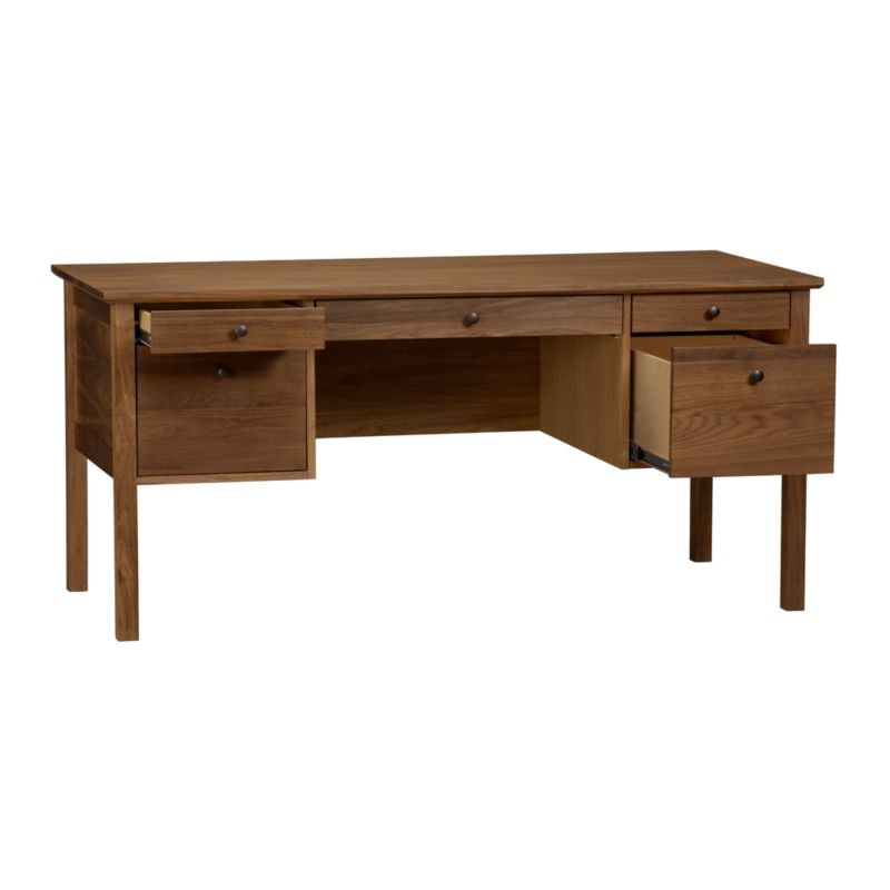 Ainsworth Walnut Executive Desk - image 5 of 10