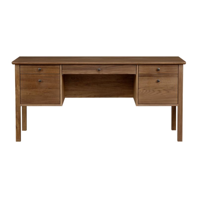 Ainsworth Walnut Executive Desk - image 3 of 10