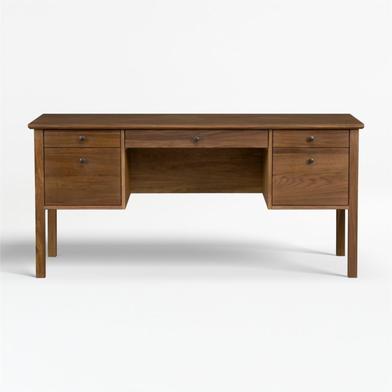 Ainsworth Walnut Executive Desk - image 2 of 10