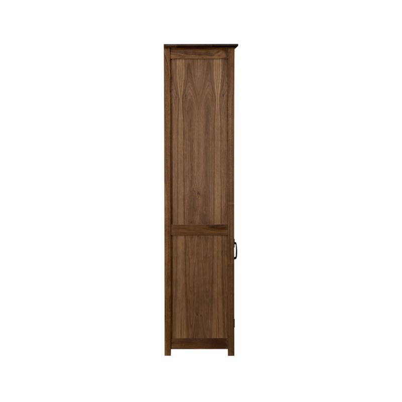 Ainsworth Walnut Media Storage Tower with Glass/Wood Doors - image 11 of 14