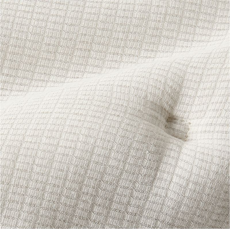 Aire Cotton Textured Natural Taupe King Bed Pillow Sham - image 5 of 7