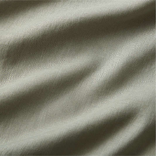 Aire Natural European Linen Shadow Sage Green Duvet Cover