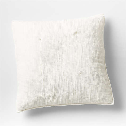 Cotton Euro Shams Crate & Barrel