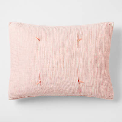 Aire Kids Crinkle Pink Pillow Sham