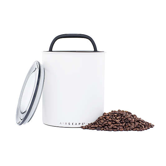 Airscape 160-oz. Matte White Coffee Canister