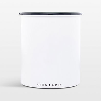 View Airscape 160-oz. Matte White Coffee Canister details