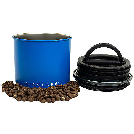 Airscape 32-oz. Matte Blue Coffee Canister