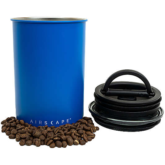 Airscape 64-oz. Matte Blue Coffee Canister